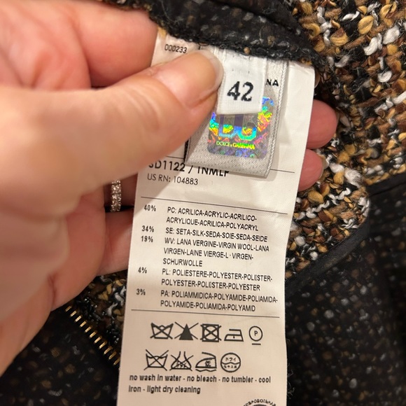 D&G tweed work shift dress - Picture 5 of 10